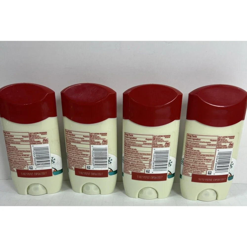 4 Old Spice Peppermint Slopes Antiperspirant Limited Edition 2.6 Oz